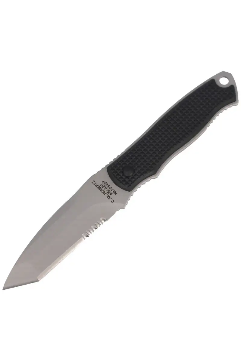 Nóż na szyję Herbertz CJH Neck Knife Black ABS, Satin 420 (103407)