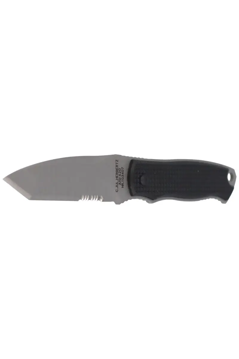 Nóż na szyję Herbertz CJH Neck Knife Black ABS, Satin 420 (103407)
