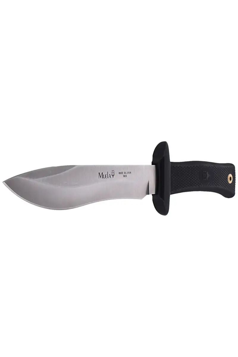 Nóż Muela 55-16 Black Rubber, Satin 420H