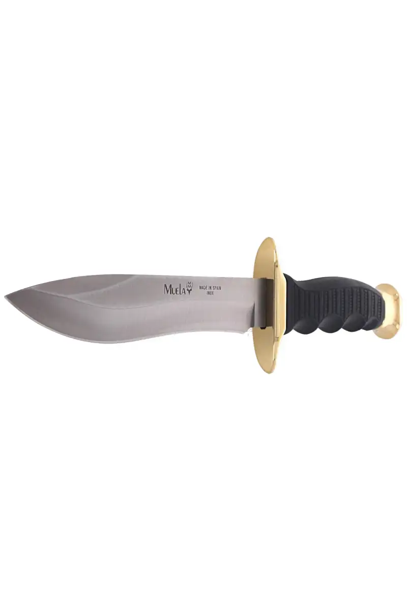 Nóż Muela 85-160 Black Rubber, Satin 420H