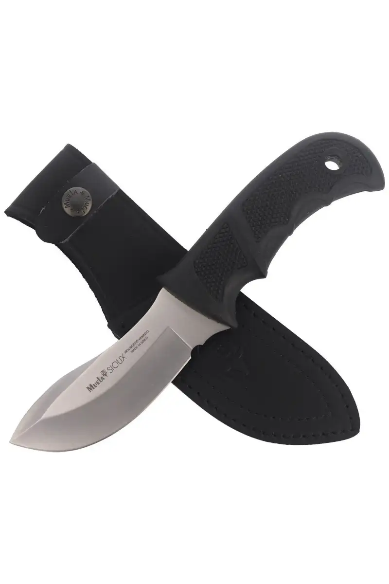Nóż Muela Skinner Black Polimer, Satin X50CrMoV15 (SIOUX-10G)