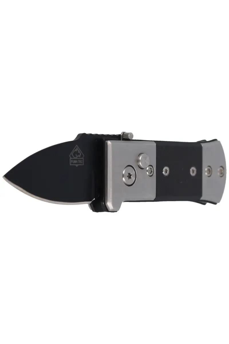 Nóż automatyczny Puma Solingen Black G10 / Stainless, Black Coated (313307)