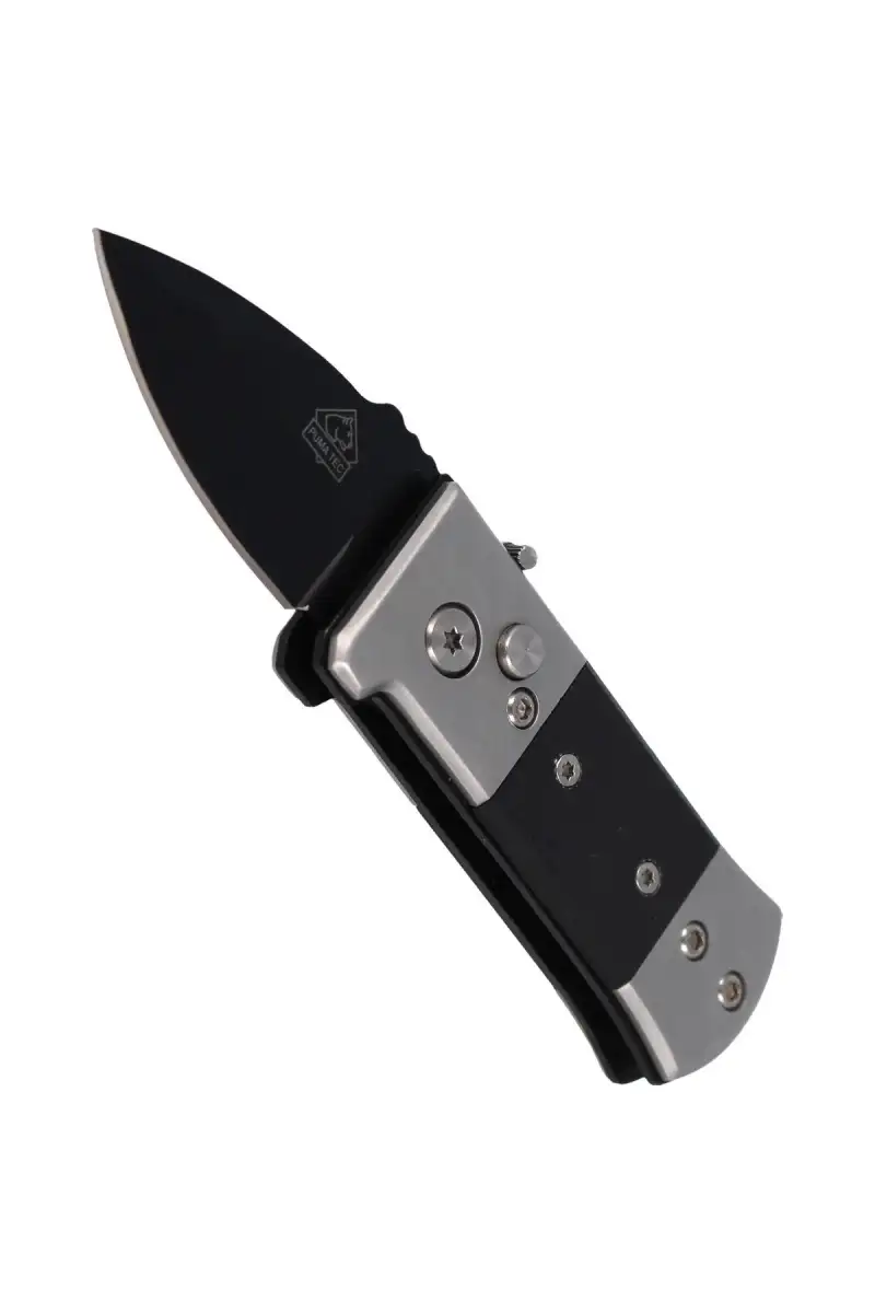 Nóż automatyczny Puma Solingen Black G10 / Stainless, Black Coated (313307)