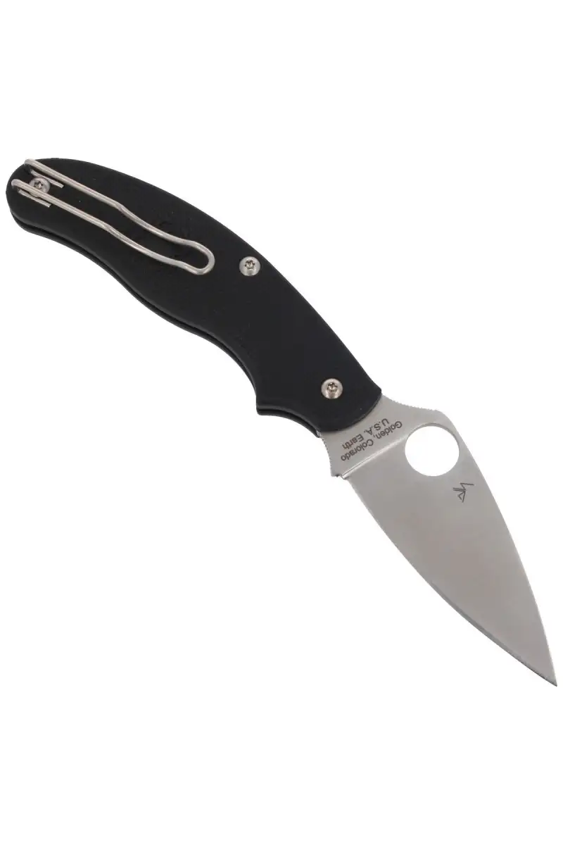 Nóż składany Spyderco UK Penknife Leaf Black FRN, Satin CTS BD1N by Sal Glesser (C94PBK)