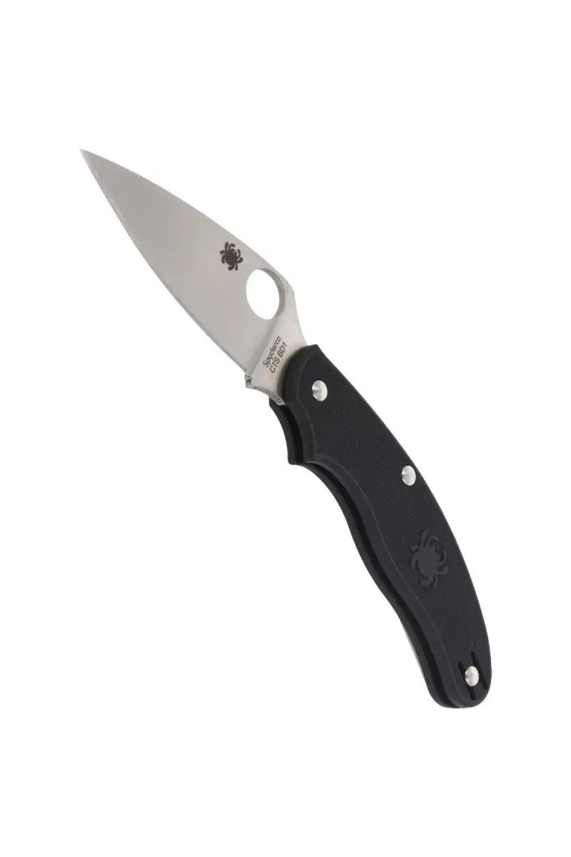 Nóż składany Spyderco UK Penknife Leaf Black FRN, Satin CTS BD1N by Sal Glesser (C94PBK)