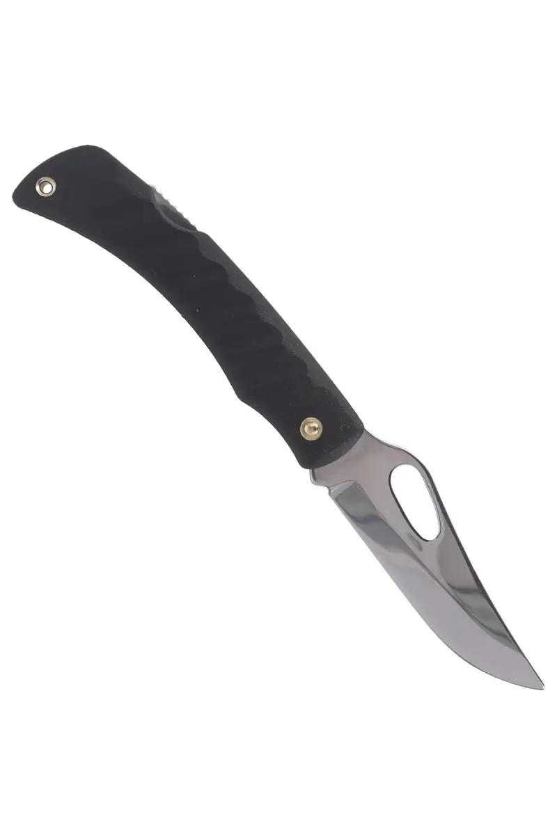 Nóż składany Mikov Crocodile Clip Point Black ABS, Mirror, Klips (243-NH-1/B BLACK/CLIP)