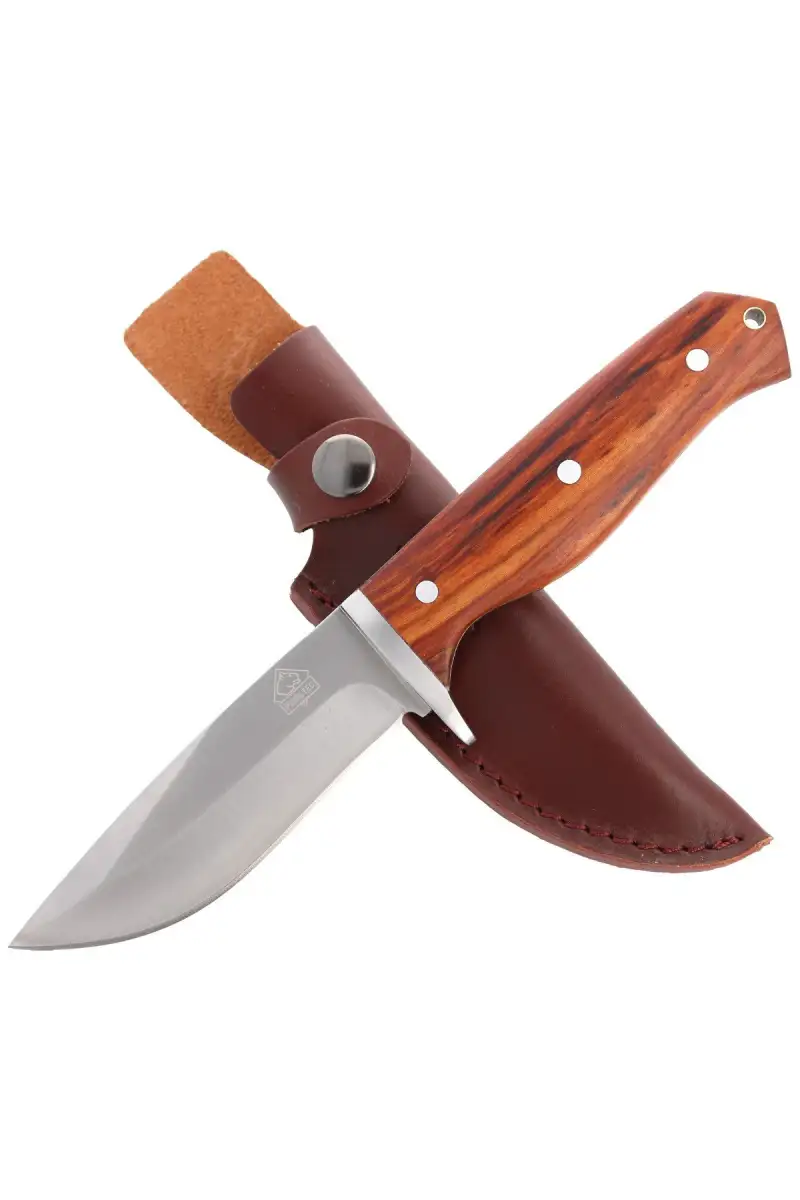 Nóż myśliwski Puma Solingen Vine Wood, Satin (321411)