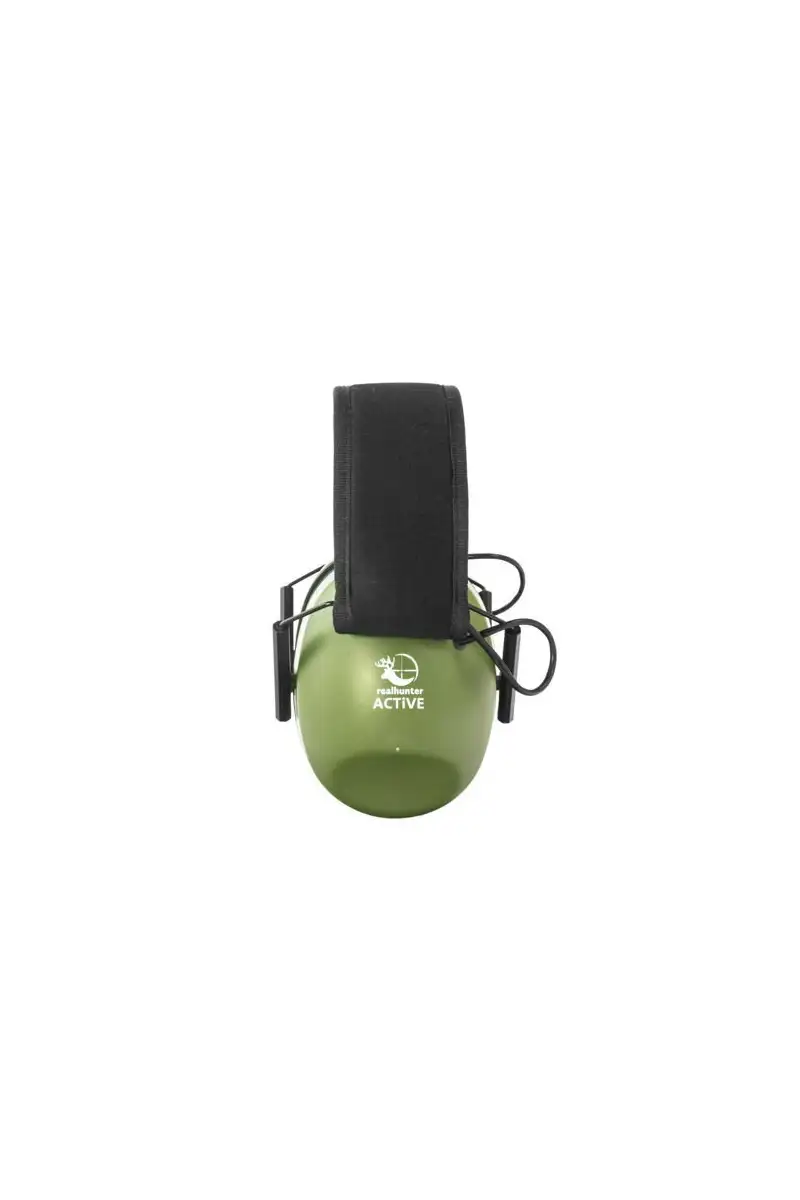 Ochronniki słuchu aktywne RealHunter Olive (258-013)