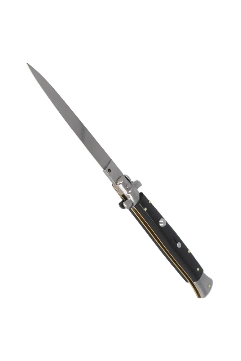 Nóż sprężynowy Frank Beltrame Stiletto Black 28cm (FB 28/37)
