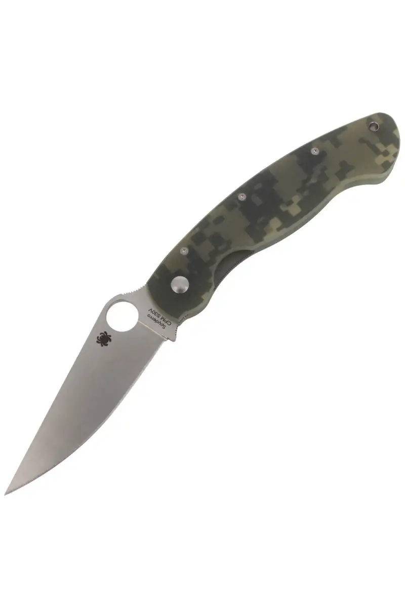 Nóż składany Spyderco Military G-10 Camo Plain (C36GPCMO)
