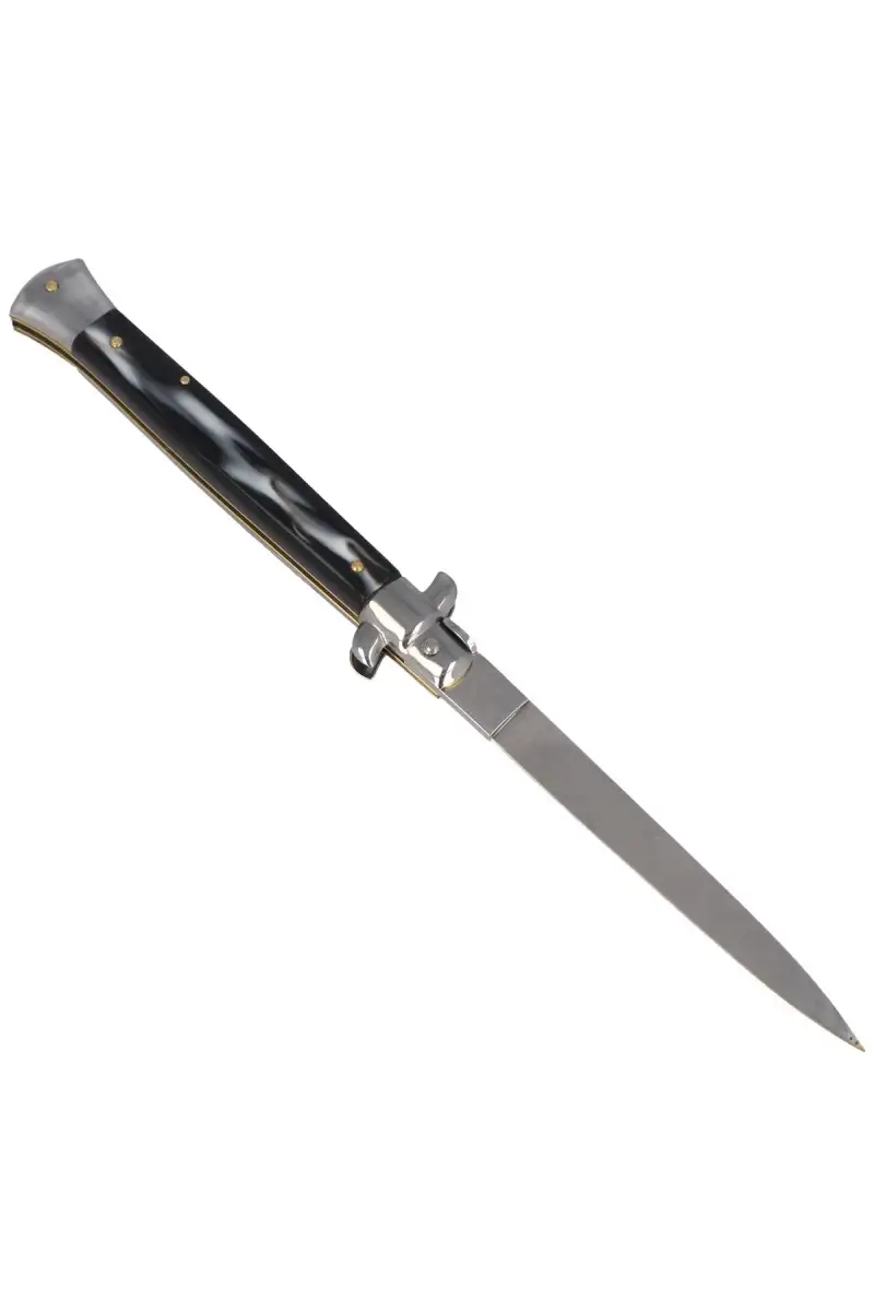 Nóż sprężynowy Frank Beltrame Stiletto Imit. Horn 28cm (FB 28/81)