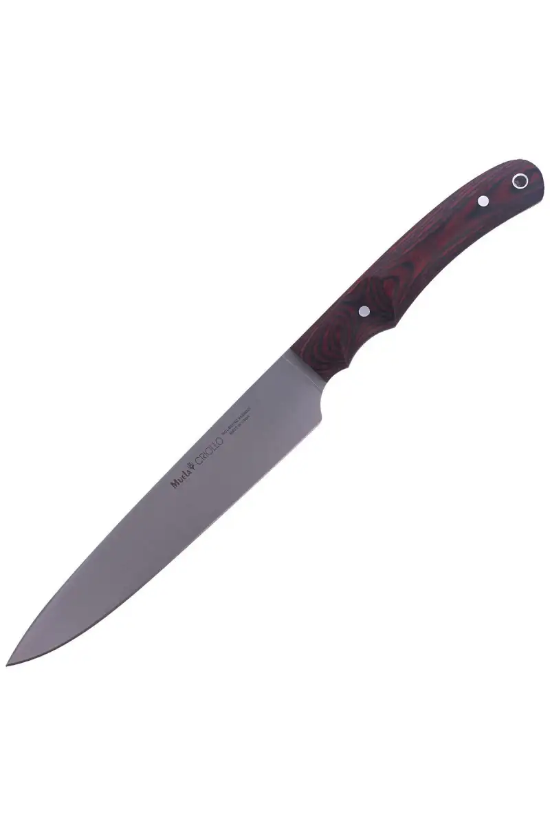 Nóż Muela Criollo-17 Coral Pakka Wood, Satin 1.4116