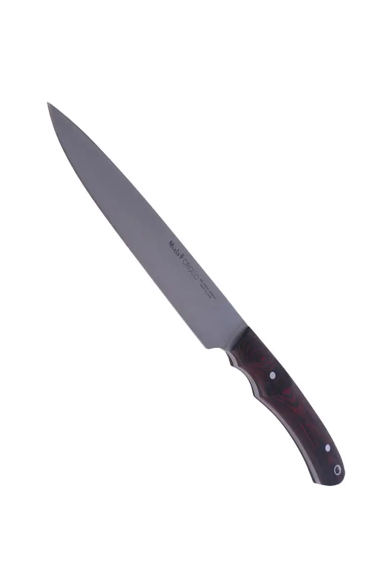 Nóż Muela Criollo-17 Coral Pakka Wood, Satin 1.4116