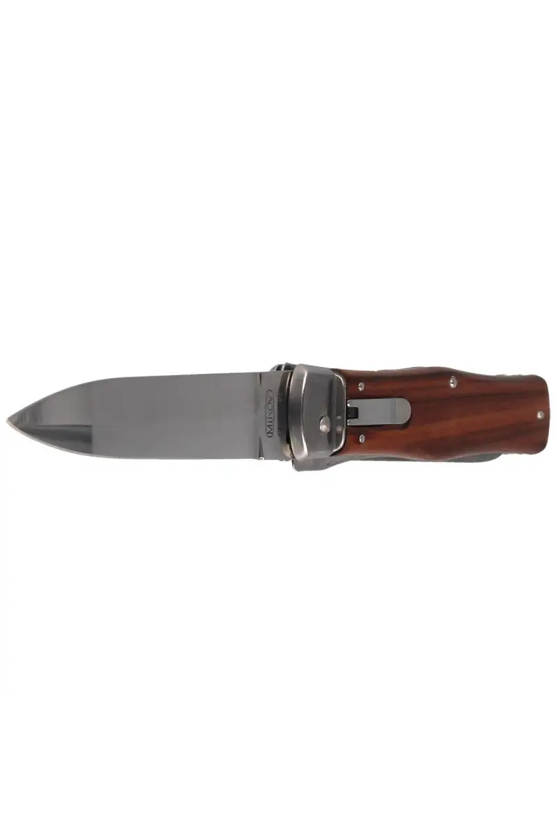 Nóż sprężynowy Mikov Predator Palisander Wood z Piłą (241-ND-2/KP)