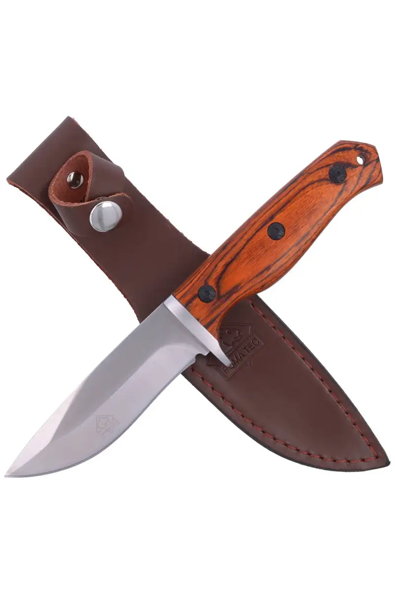 Nóż myśliwski Puma Solingen Pakka Wood, Satin (565710)