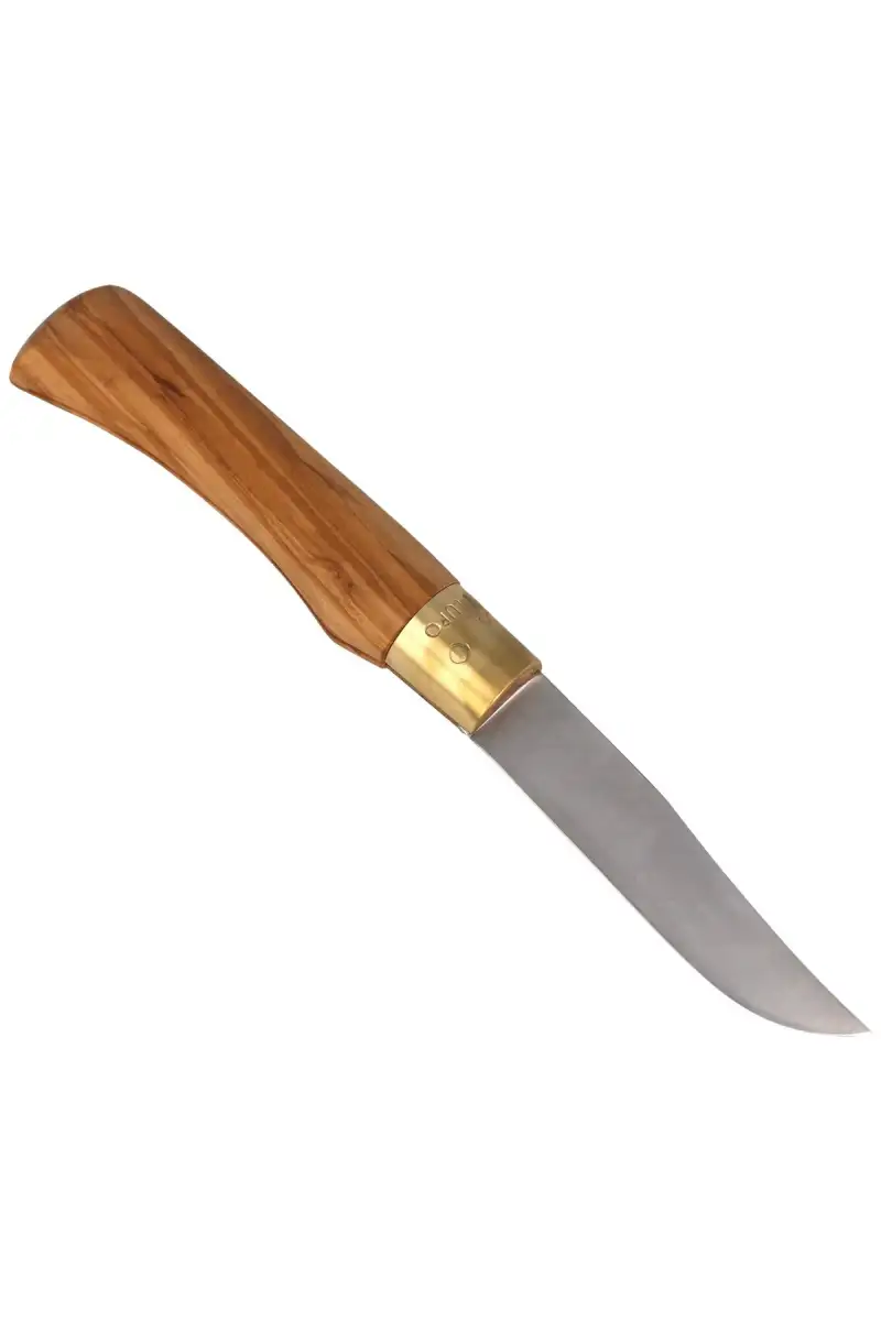 Nóż składany Antonini Old Bear Classical L Olive Wood, Satin AISI 420 (9307/21_LU)