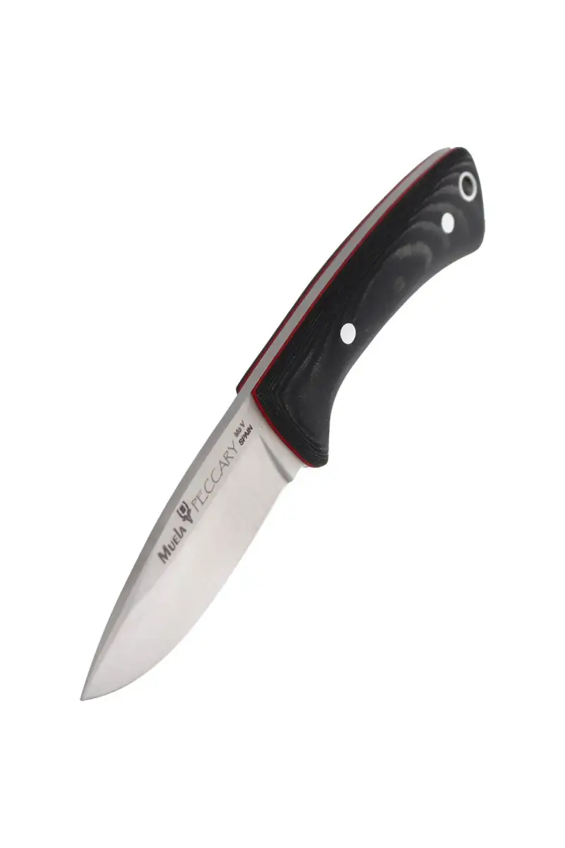 Nóż na szyję Muela Peccary-8M Neck Knife Black Micarta, Satin X50CrMoV15