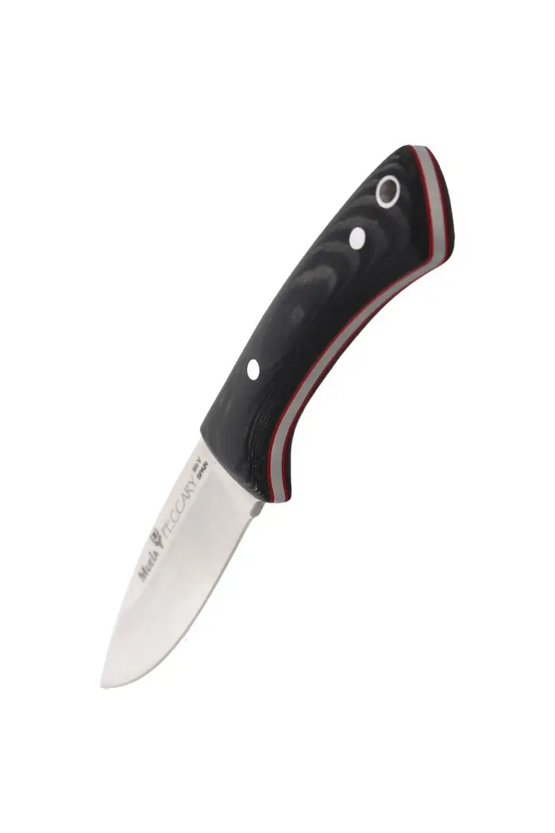 Nóż na szyję Muela Peccary-8M Neck Knife Black Micarta, Satin X50CrMoV15