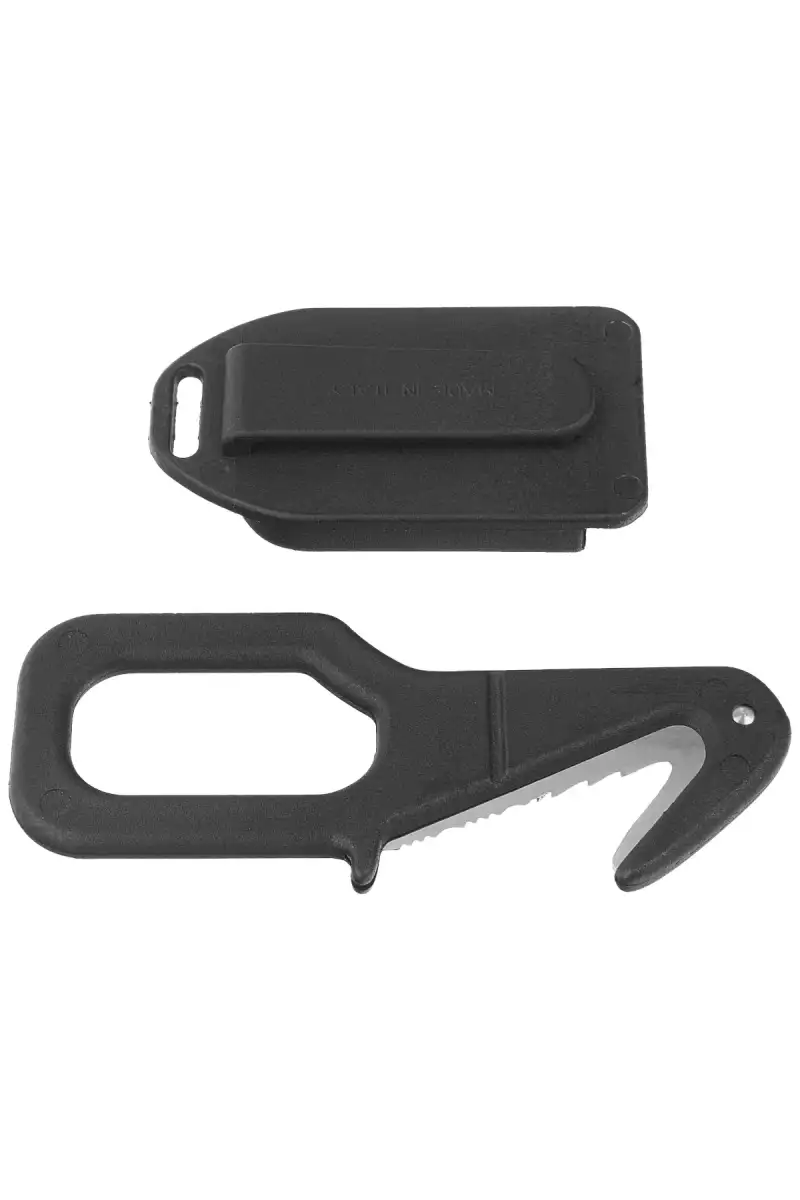 Nóż bezpieczny MAC Coltellerie Rescue 1.4310 Steel (MC TS05 301 MANICO NERO)