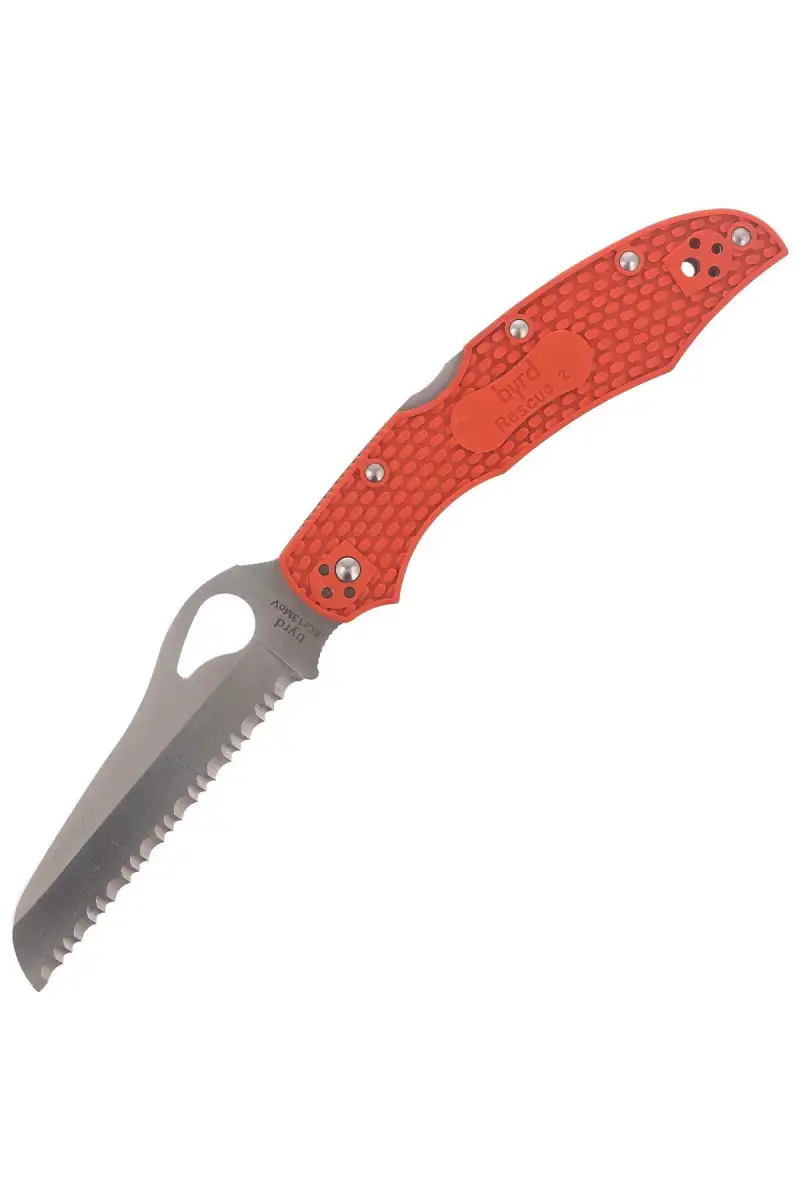 Nóż Spyderco Byrd Cara Cara Rescue 2 FRN Orange, Spyder (BY17SOR2)