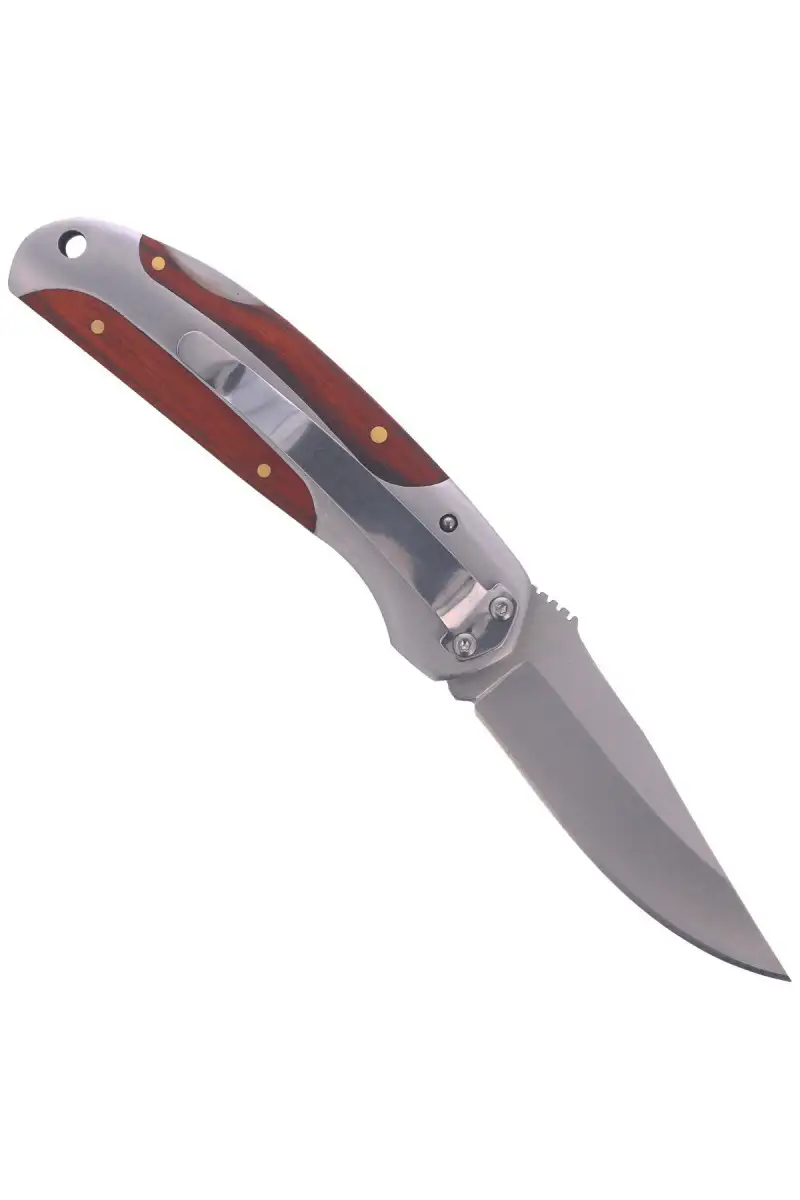 Nóż składany Herbertz CJH Pakka Wood/Steel, Satin 420 (230310 - 10000335)