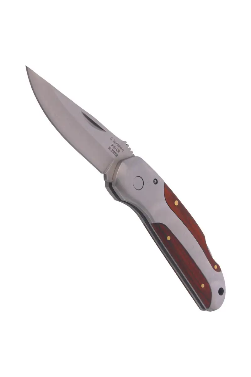 Nóż składany Herbertz CJH Pakka Wood/Steel, Satin 420 (230310 - 10000335)