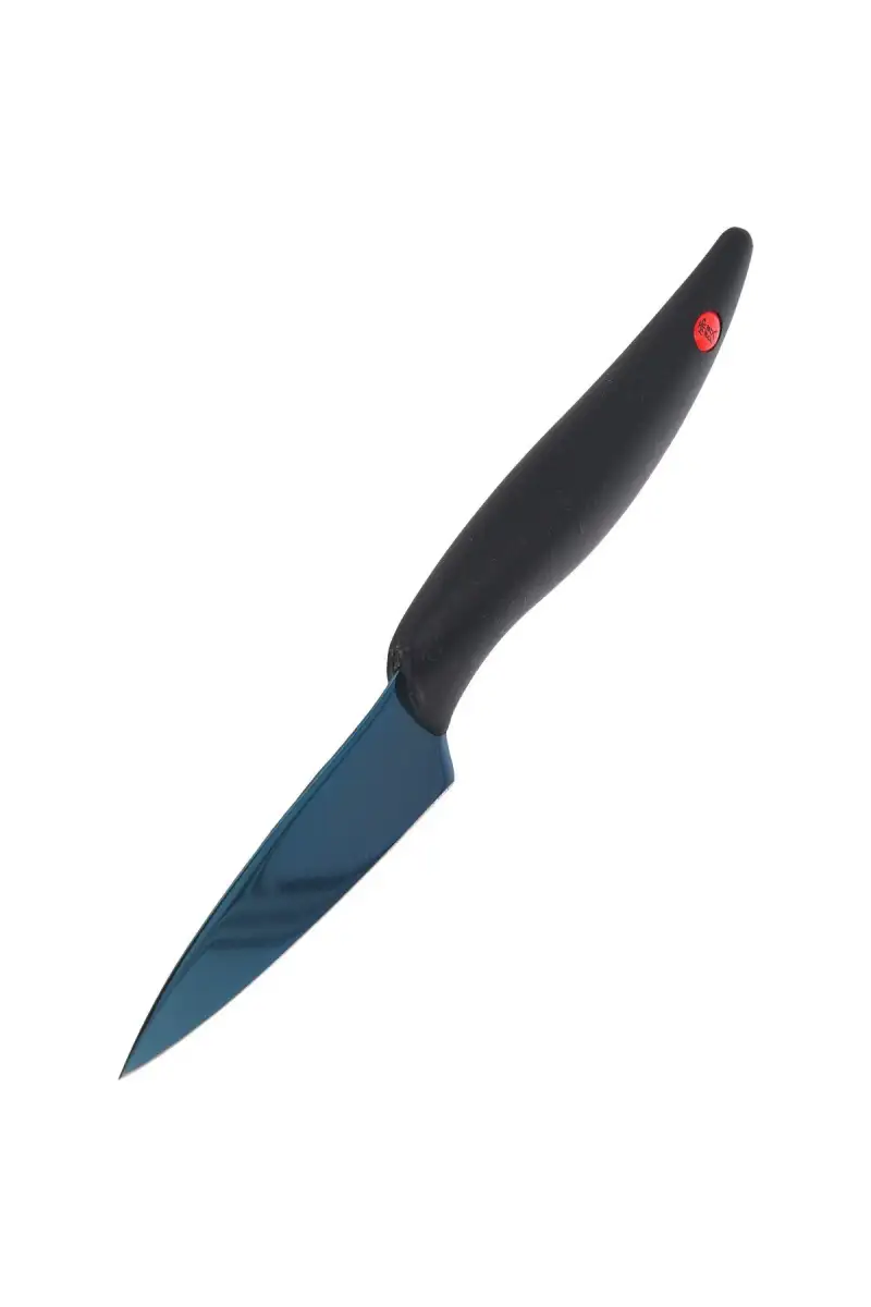 Kasumi Blue Titanium Paring kuty japoński nóż do warzyw 80mm (22008/B)