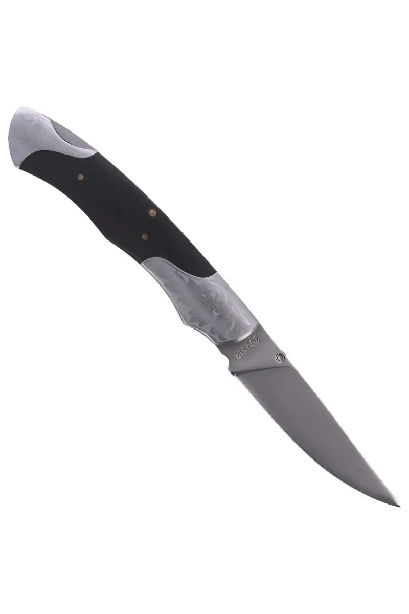 Nóż składany Herbertz CJH Dark Brown Wood, Satin 420 (2095129 - 10000394)