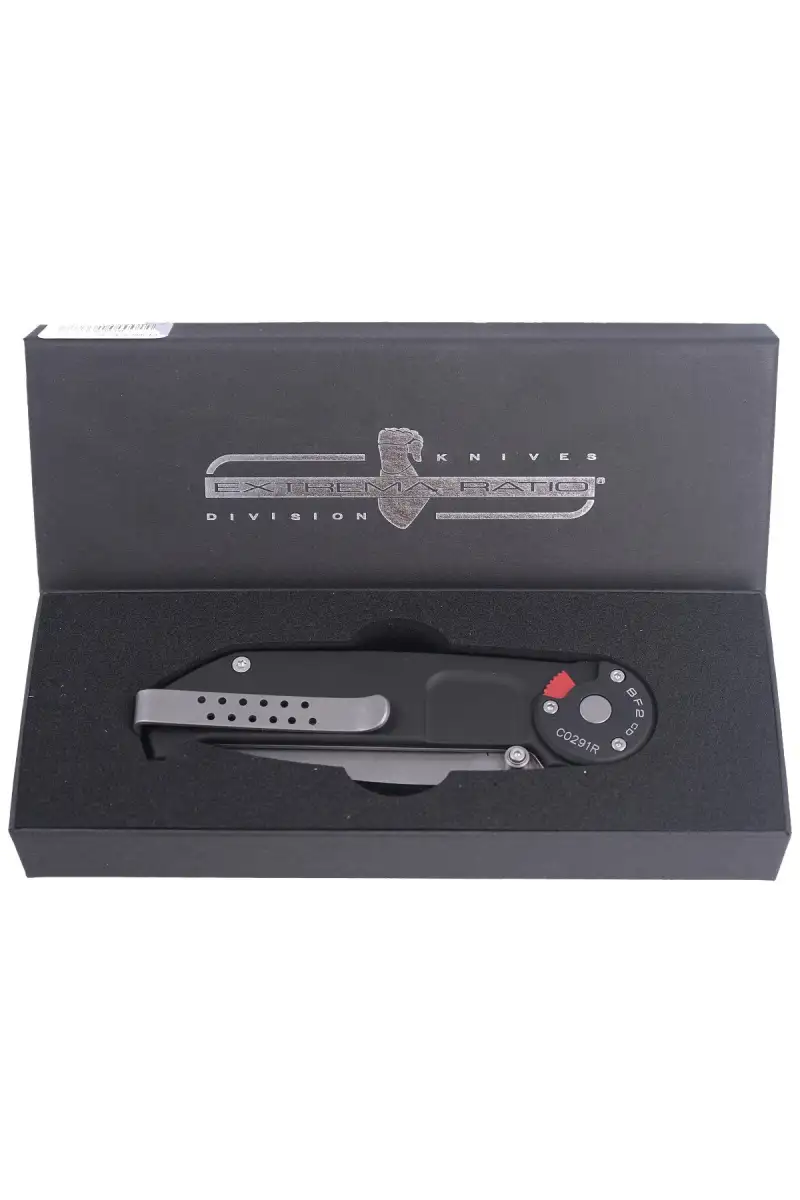 Nóż składany Extrema Ratio BF2 CD Black Aluminium, Stonewashed N690 (04.1000.0145/SW)