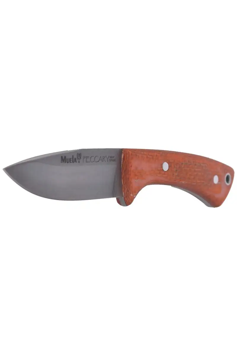 Nóż na szyję Muela Orange Micarta Neck Knife, Satin 1.4116 (PECCARY-8.O)