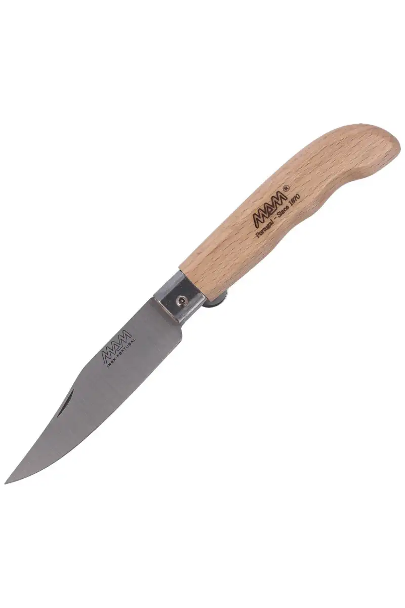 Nóż składany MAM Sportive z blokadą, Medium Light Beach Wood 83mm (2046-LW)