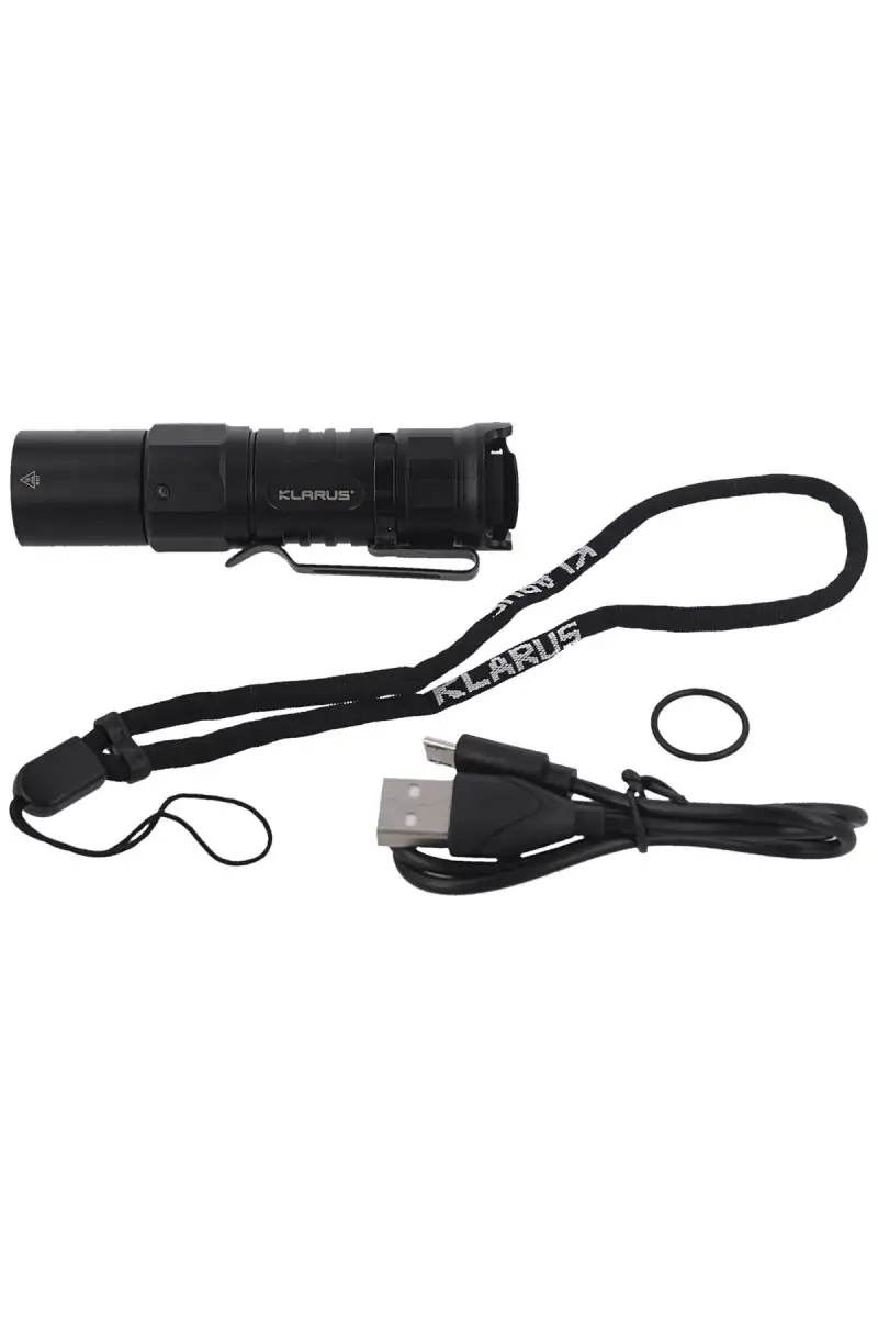 Latarka Klarus 700lm, 16340 / 700mAh Compact Tactical Flashlight (XT1C)