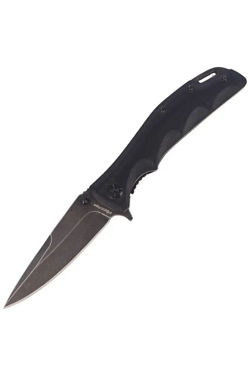 Nóż składany FoxEdge Mandatory Fun G10 Black, Stone Washed PVD by Russ Kommer (FE-024)