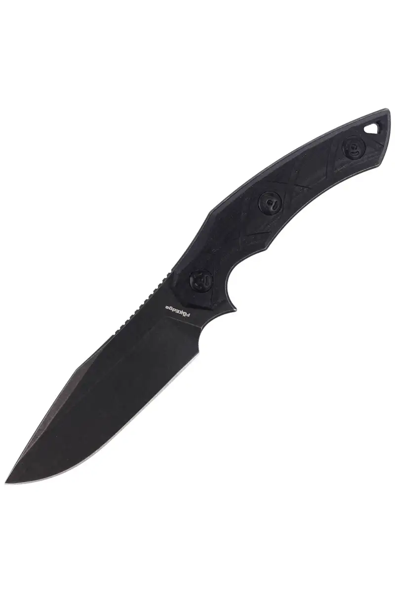 Nóż FoxEdge Lycosa 2 Black G10, Black Stonewashed by Simonutti (FE-020)