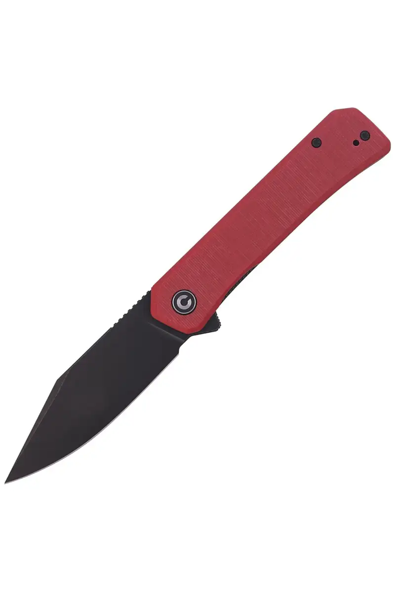 Nóż składany CIVIVI Relic Burgundy G10, Black Stonewashed Nitro-V (C20077B-2)