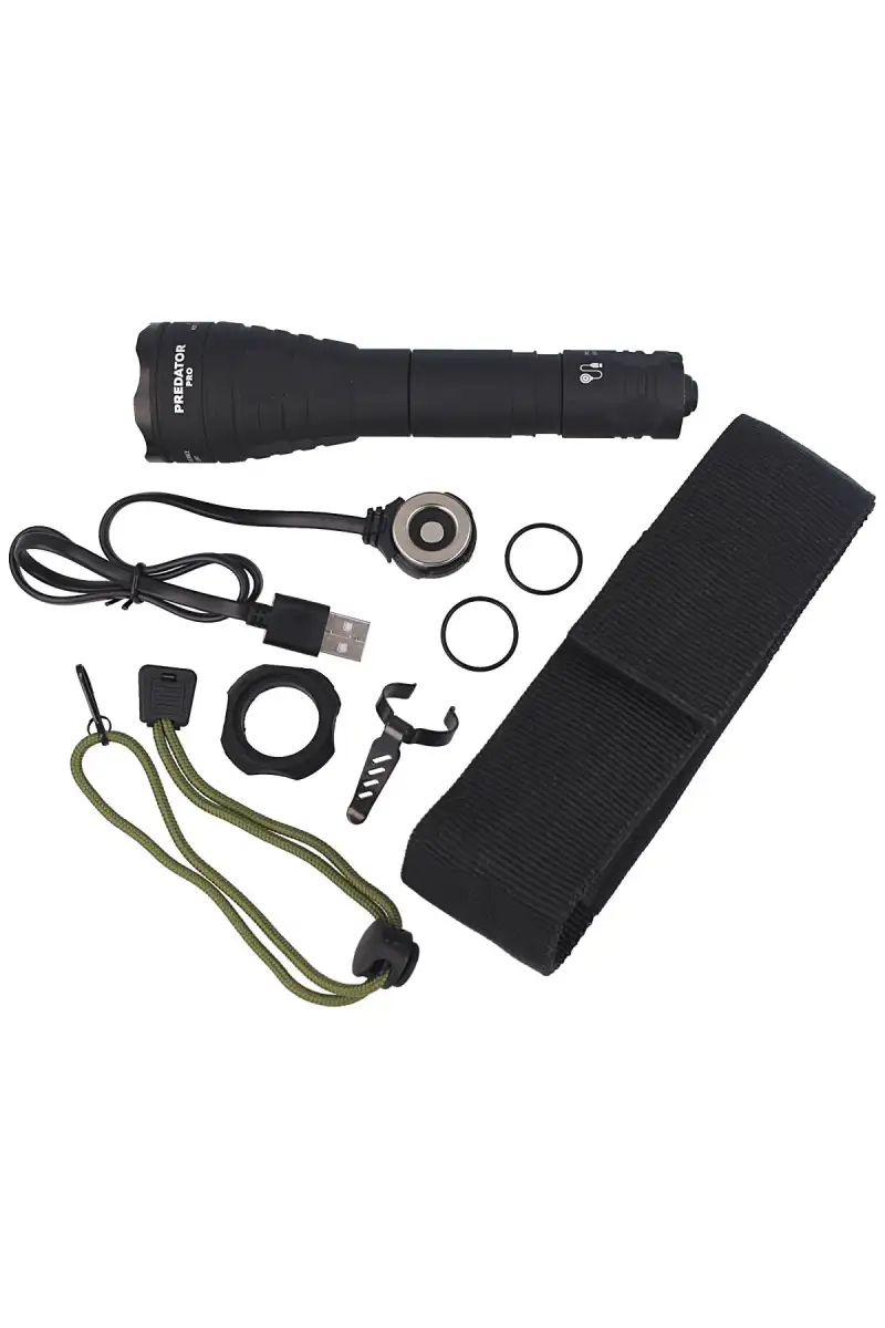 Latarka Armytek Predator Pro Magnet USB, Warm, 1400lm, 18650 Li-Ion / 3500mAh (F07301W)