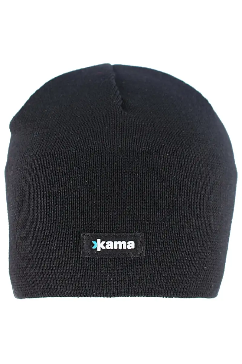 Czapka Kama 100% Merino Wool / Polycolon Band, Black (A02-110)