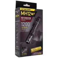 Latarka NiteCore MH12 V2 1200 lm, MultiTask Hybrid z uchwytem