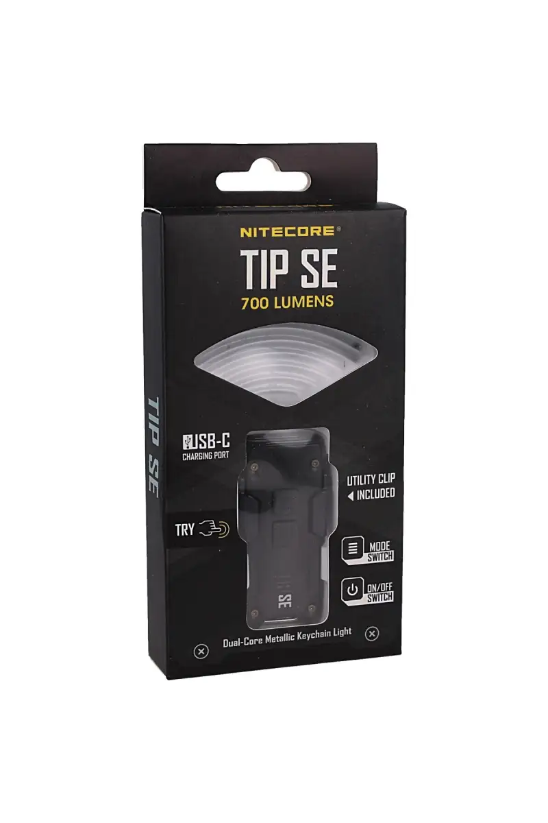 Latarka NiteCore TIP SE Hi-Tech Black 700 lm, Li-ion Battery/500mAh