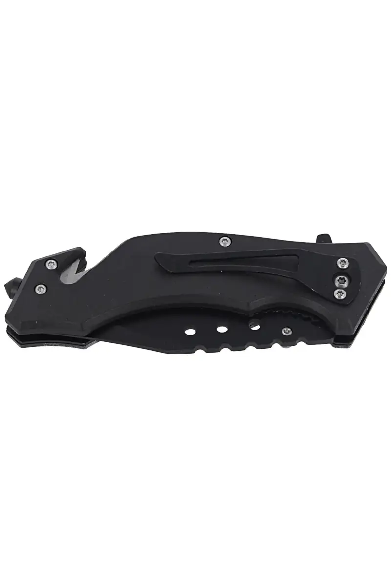 Nóż ratowniczy Herbertz CJH Route 66, Black Blade 420 (44005)