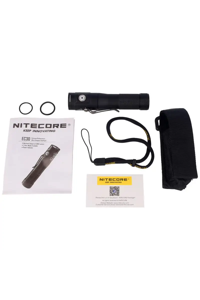 Latarka NiteCore 1800lm, 1x18650 / 3500mAh (EC30)
