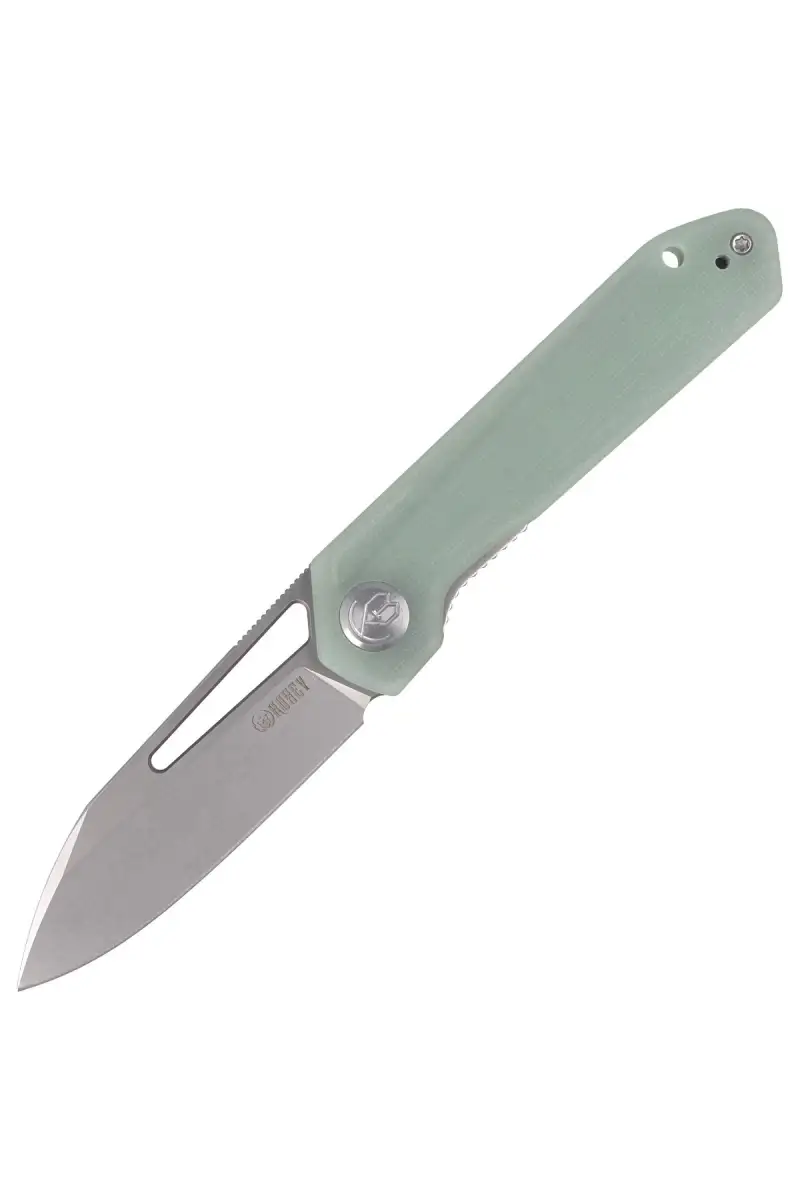 Nóż składany Kubey Royal Jade G10, Beadblasted D2 by Colin Maisonpierre (KU321B)