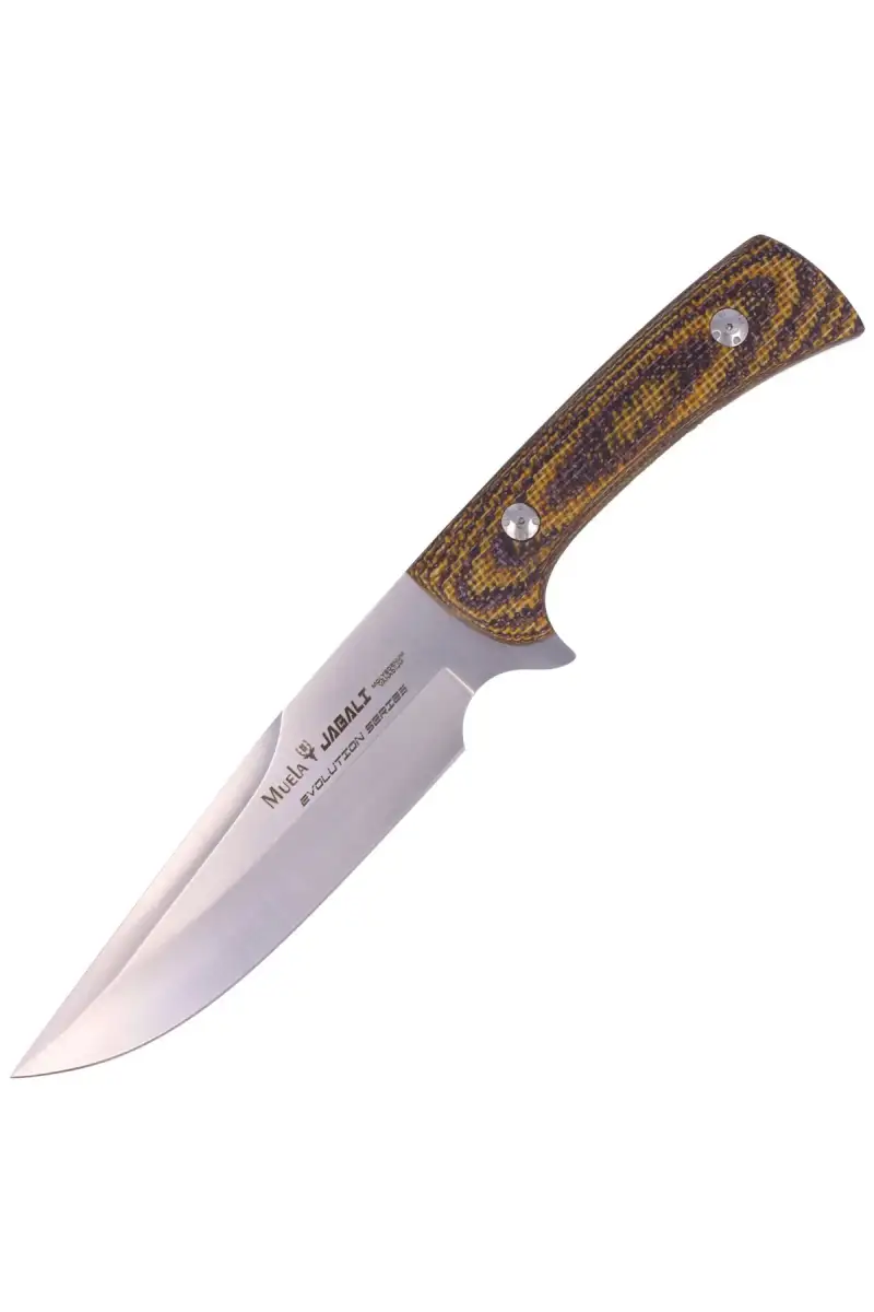 Nóż Muela Jabali Brown Micarta, Satin 170mm (JABALI-17G)