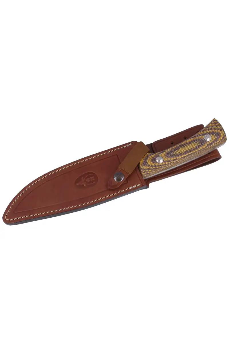 Nóż Muela Jabali Brown Micarta, Satin 170mm (JABALI-17G)