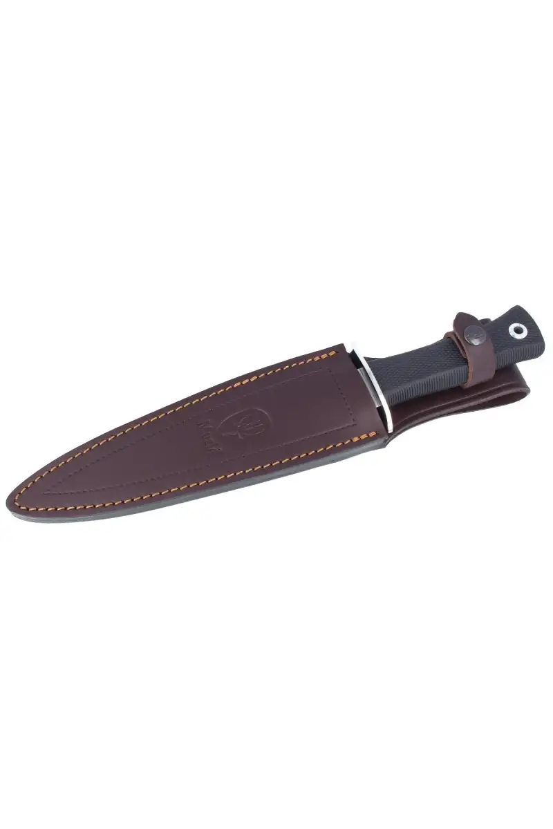 Nóż Muela Caribu.G Remate Black Rubber, Satin X50CrMoV15