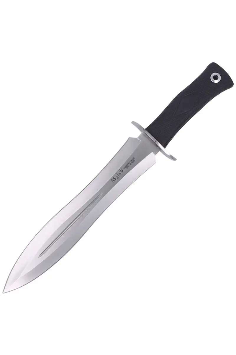 Nóż Muela BW-24G Remate Rubber Black, Satin X50CrMoV15