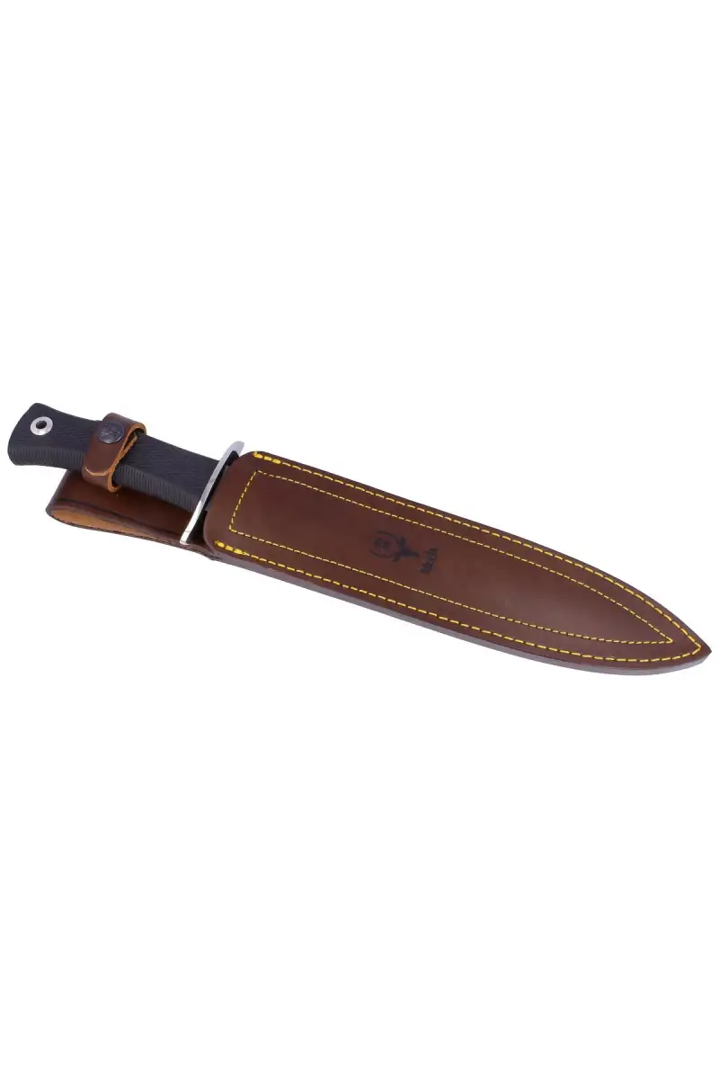 Nóż Muela BW-24G Remate Rubber Black, Satin X50CrMoV15