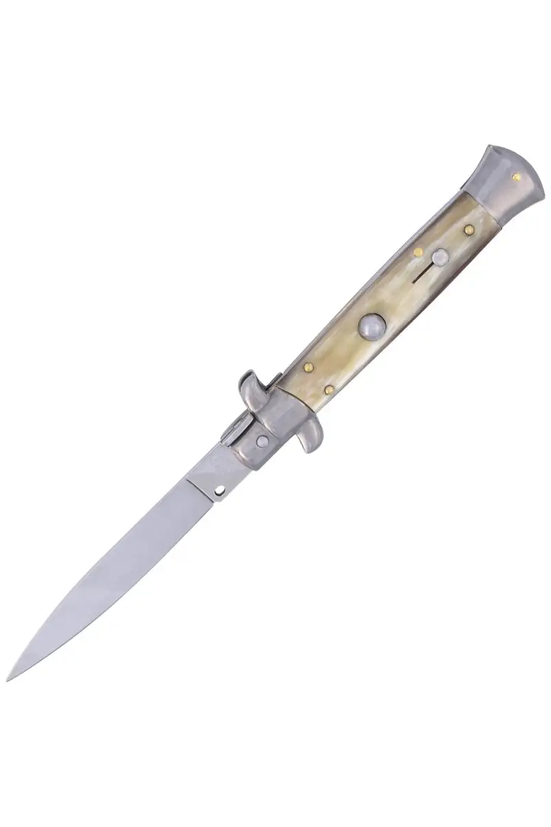 Nóż sprężynowy Frank Beltrame Stiletto Honey Horn 23cm (FB 23/48)