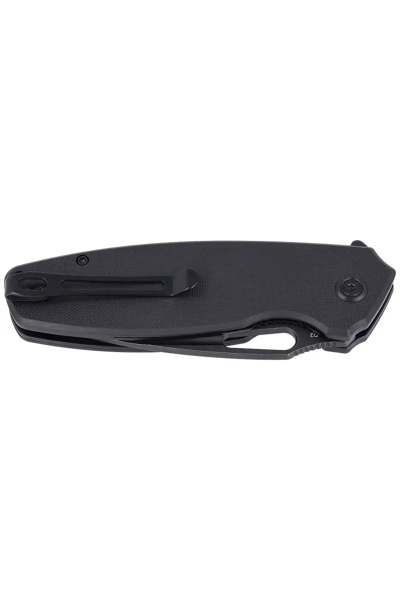 Nóż Kubey Knife Tityus, Black G10, Dark Stonewashed D2 (KU322C)