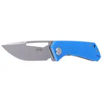 Nóż składany Kubey Thalia Blue G10, Beadblasted D2 (KU331B)